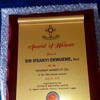 Wooden Award Plaque By Excellence Awards International