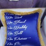 Throw pillow branding in Lagos and Abuja
